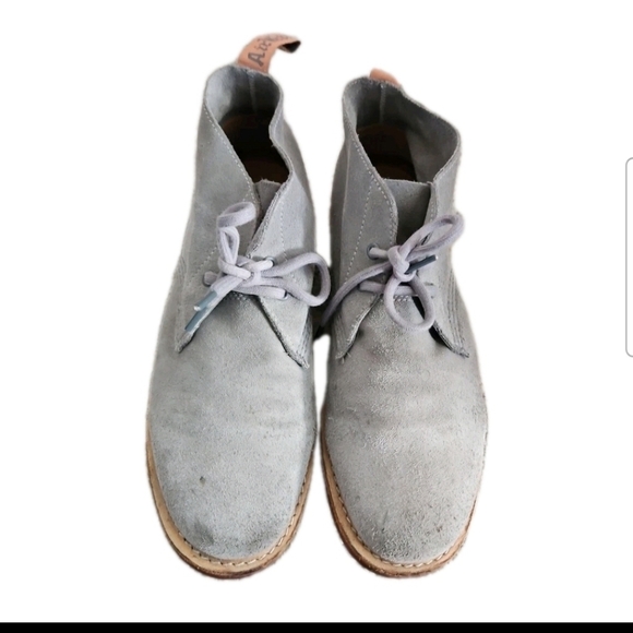 Dr. Martens Mens Gray Suede Manton Desert 2 Eye Boot 11 main image 6